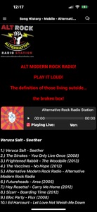 Alternative Modern Rock Radio screenshot #2 for iPhone