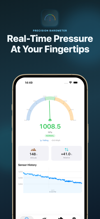 iBarometer - Barometer Screenshot 1 of 4