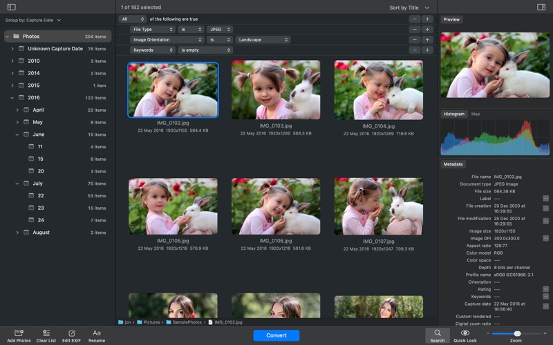 PhotoMill screenshot