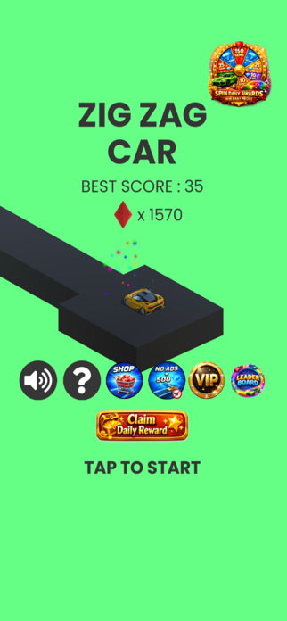 Car Zig Zag 3D Screenshot 2 of 3