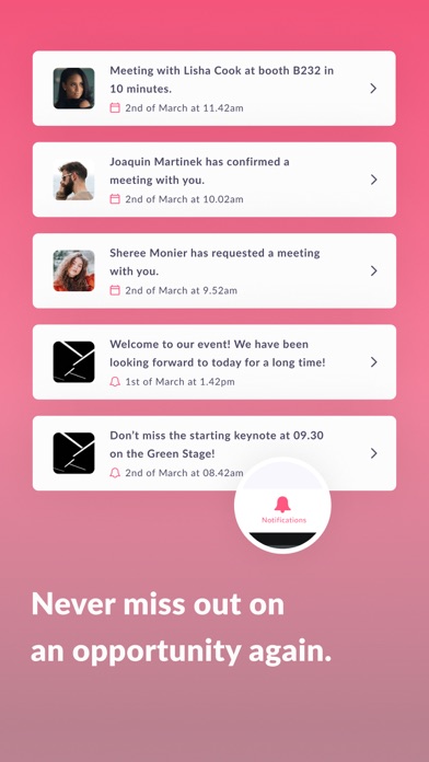 MarketforceLive Events Screenshot