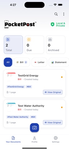 PocketPost® screenshot