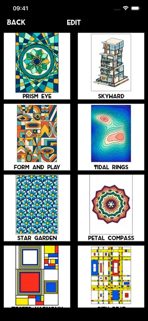 De Stijl Coloring Art Factory screenshot 1