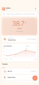 Teppy: Fever Tracker screenshot