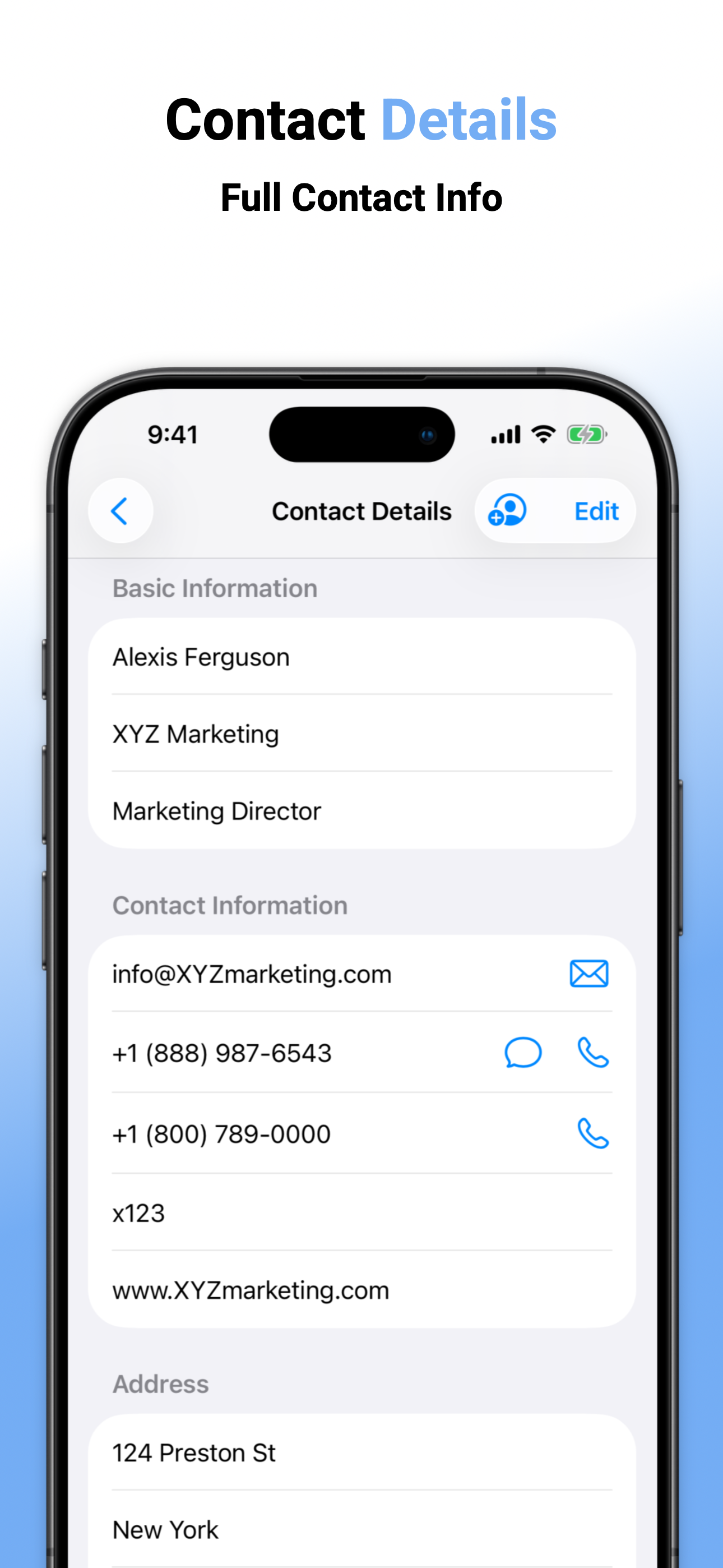 Vistr Business Card Scanner screenshot 4