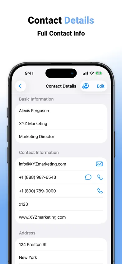 Vistr Business Card Scanner screenshot 4
