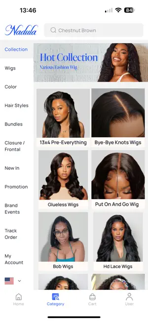 Nadula Wig screenshot 2