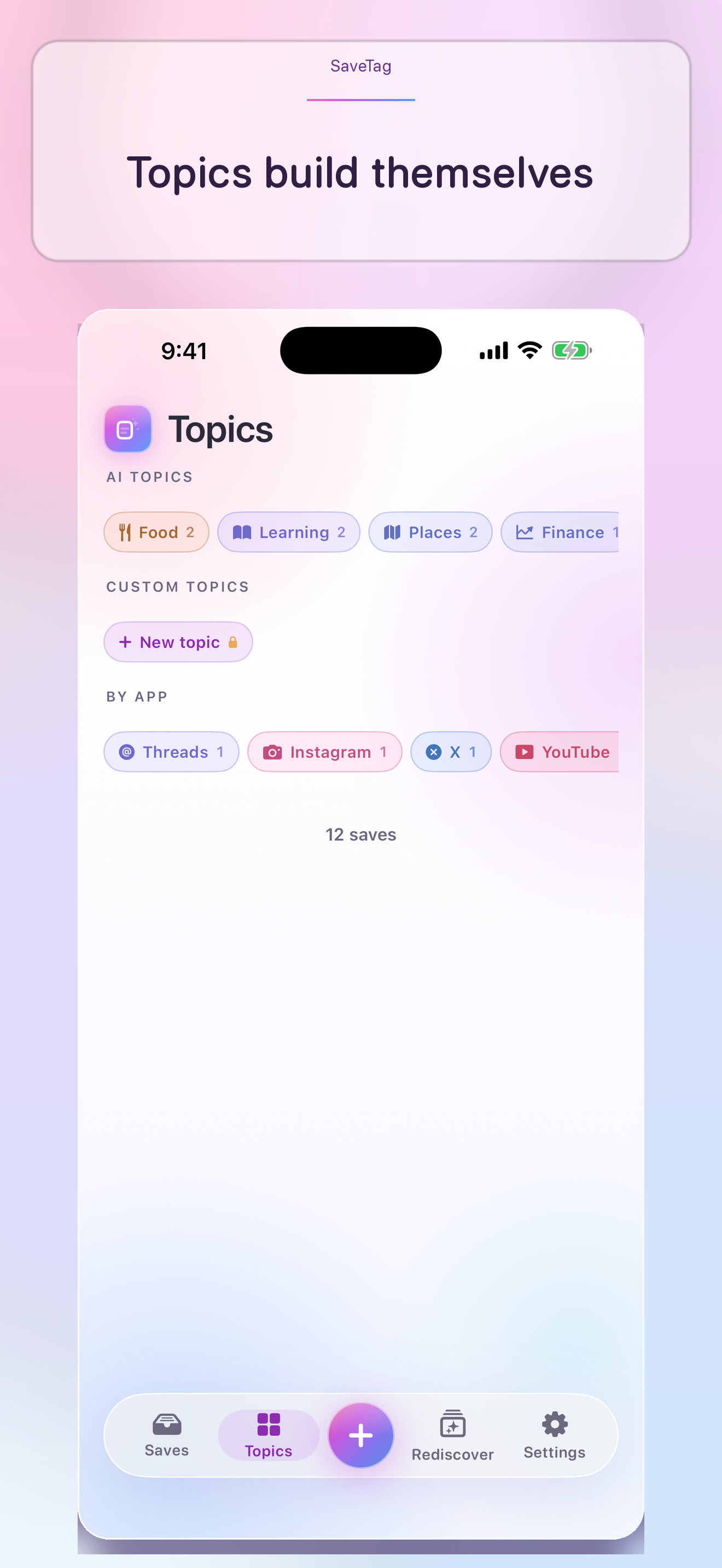 SaveTag: AI Social Bookmarks screenshot 3