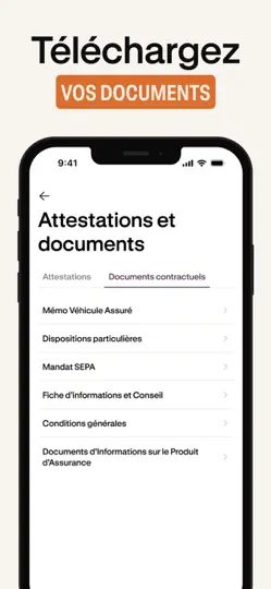 Capture d'écran de Ornikar Assurance sur iPhone 4