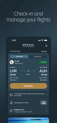 iTravel Check-In Screenshot 1