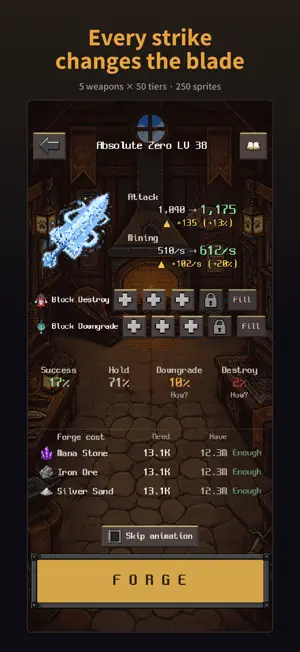 Nyang Forge - Idle Blacksmith screenshot 2