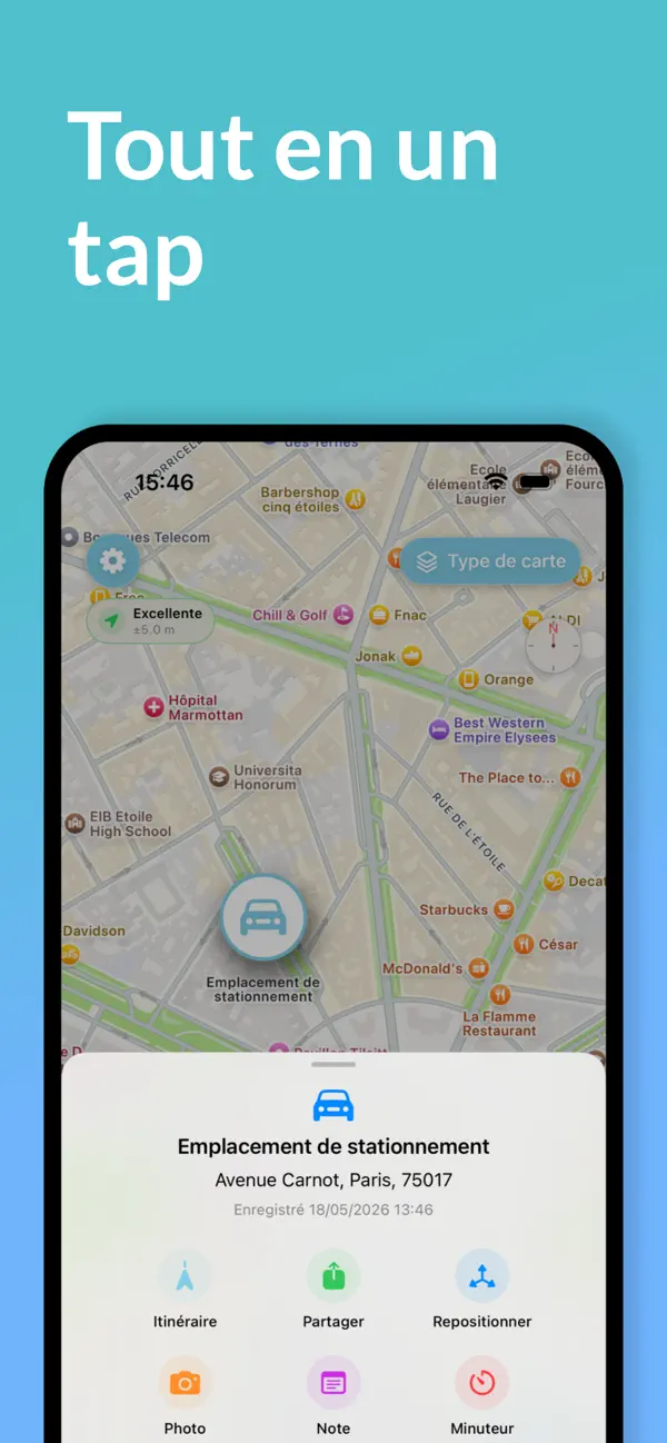 Screenshot #1 pour Find My Car - Localisateur