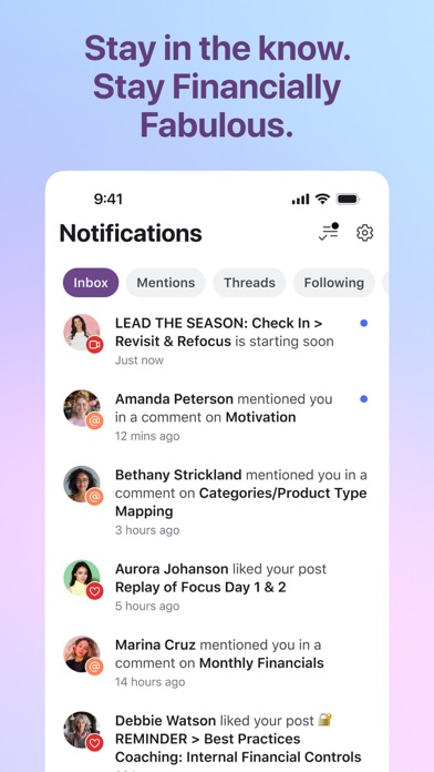 Financially Fabulous iPhone screenshot 6 - Social Networking app