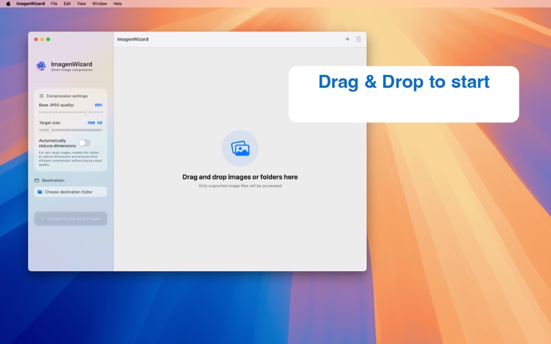 ImagenWizard screenshot