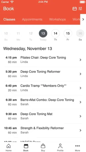 Studio One Pilates screenshot 2
