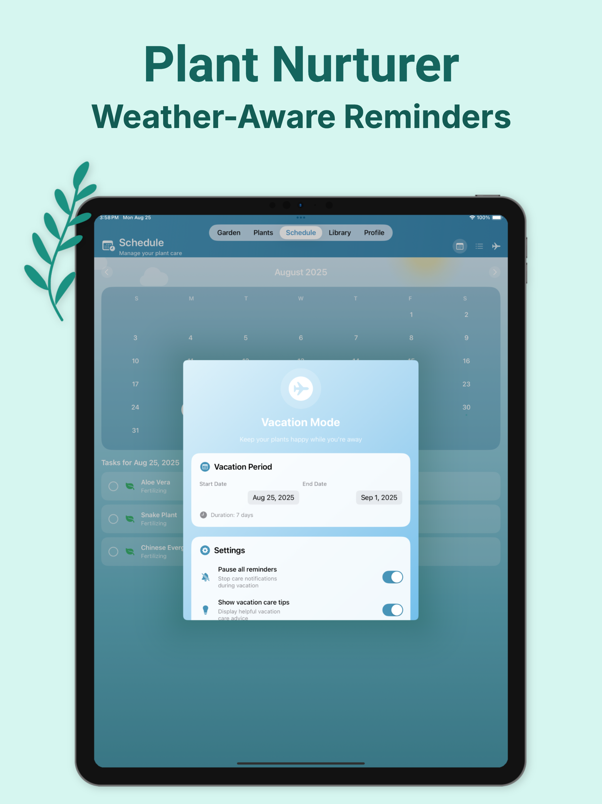 Plant Care Tracker - AquaBloom screenshot 14
