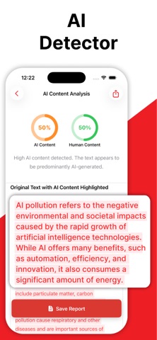 Plagiarism Checker:AI Detector iPhone screenshot