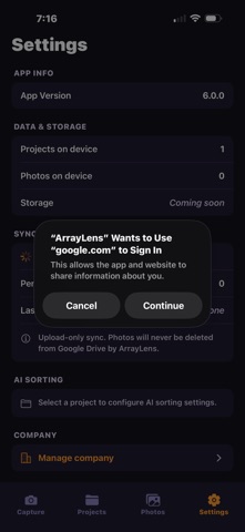 ArrayLens screenshot