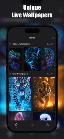 Neon Animals Wallpapers 4K screenshot