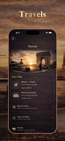 Status: Private life organizer screenshot
