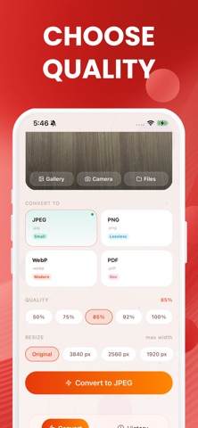 Image Converter: JPEG HEIC PDF screenshot