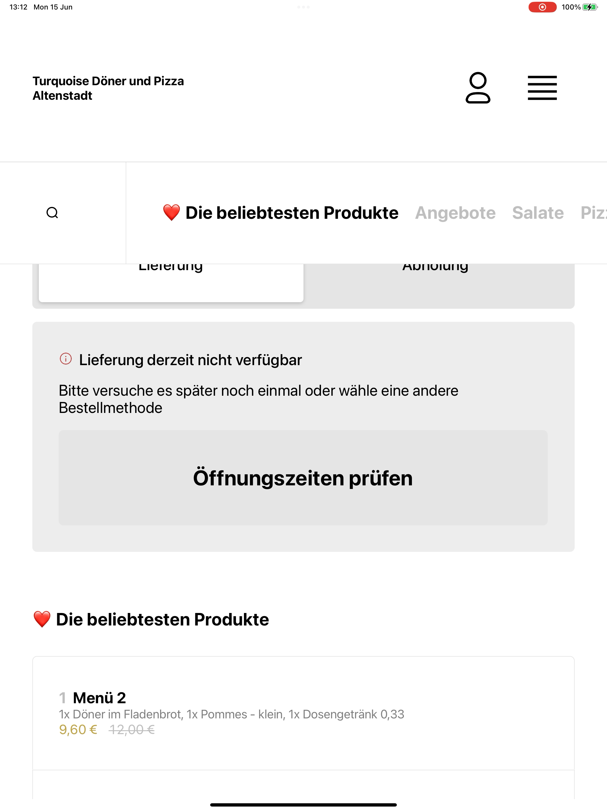 Turquoise Döner und Pizza Alte screenshot 7