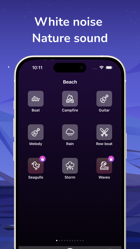 #4. Sleep Sound - Relaxing sound (iOS) 由: Dan Nguyen Ngoc Dan