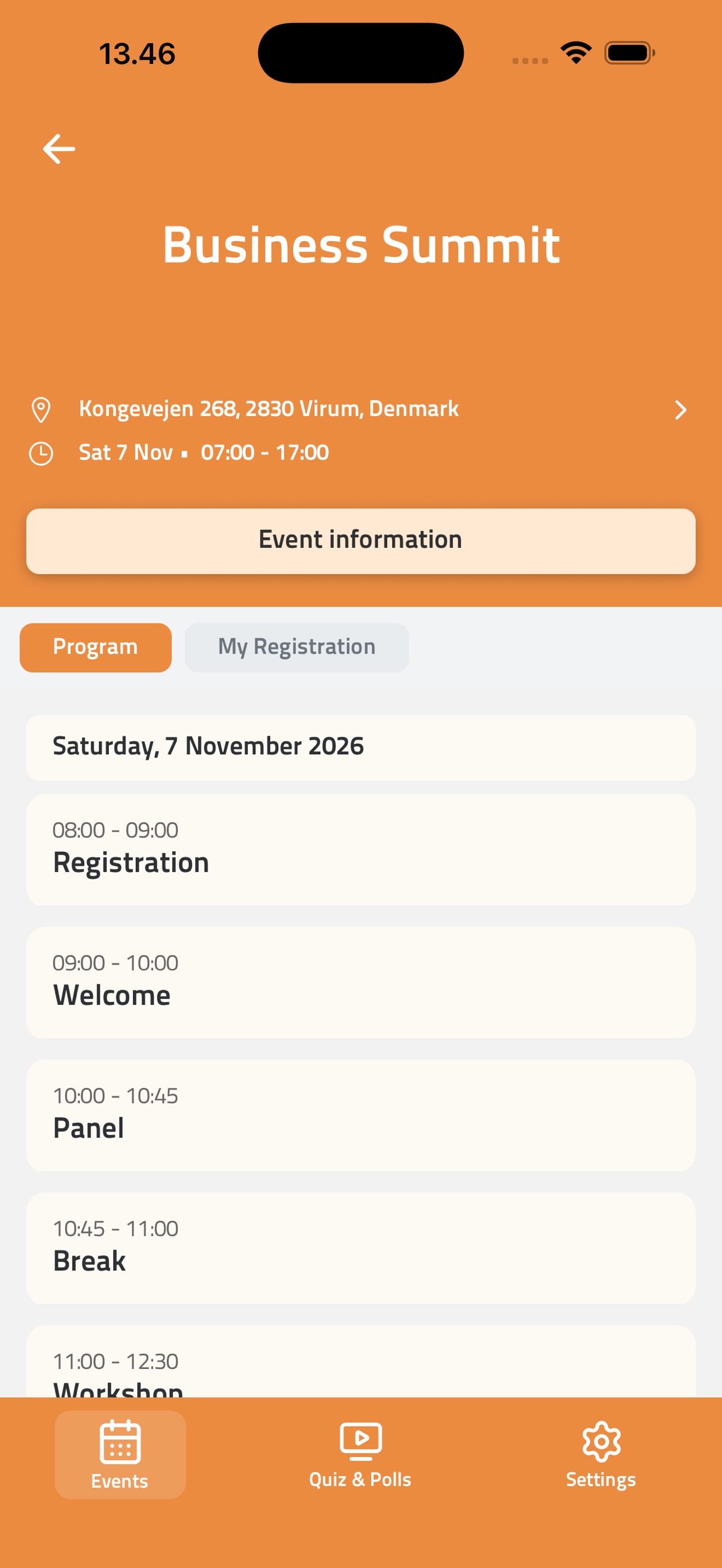 Screenshot 4 of AP Aktiviteter