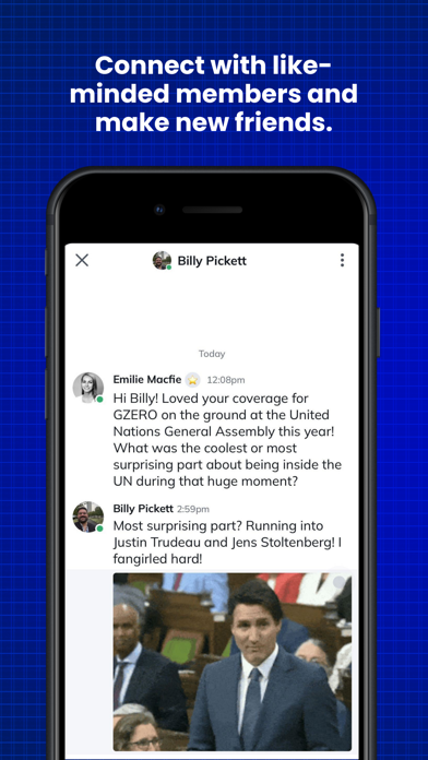 GZERO iPhone screenshot 5 - Social Networking app