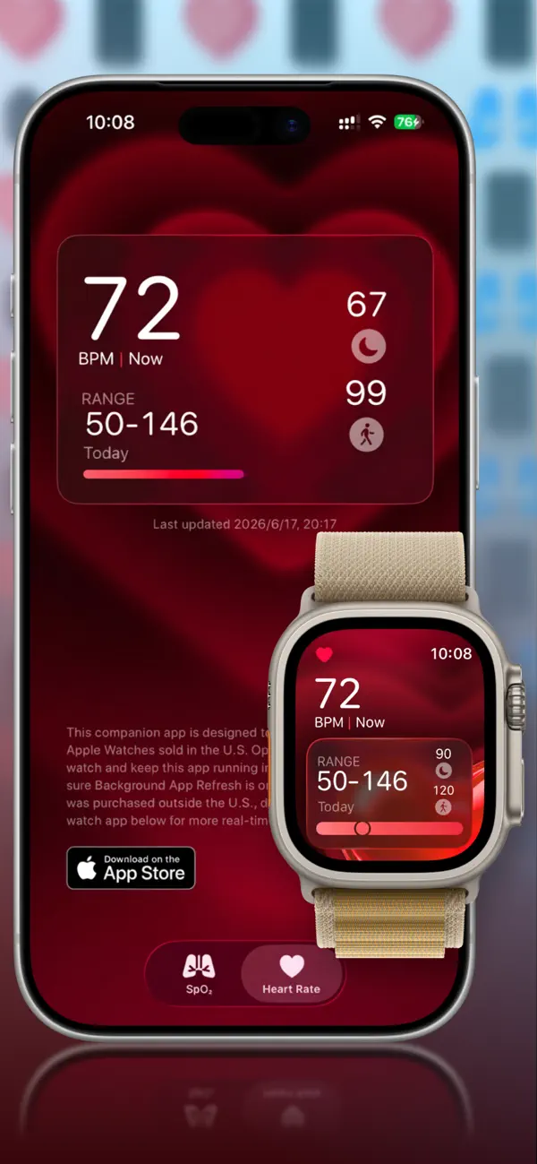Screenshot #2 pour App compagnon: Cardio & SpO₂