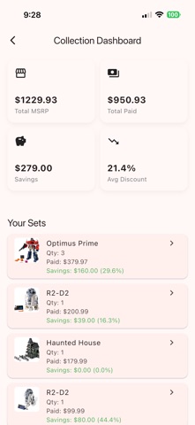 StacknTrack: LEGO Set Tracker Screenshot 8 of 9