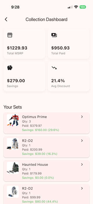 StacknTrack: LEGO Set Tracker Screenshot 8 of 9
