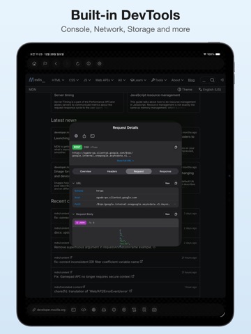 Walnut: Webview Debug & Test ipad screenshot 4