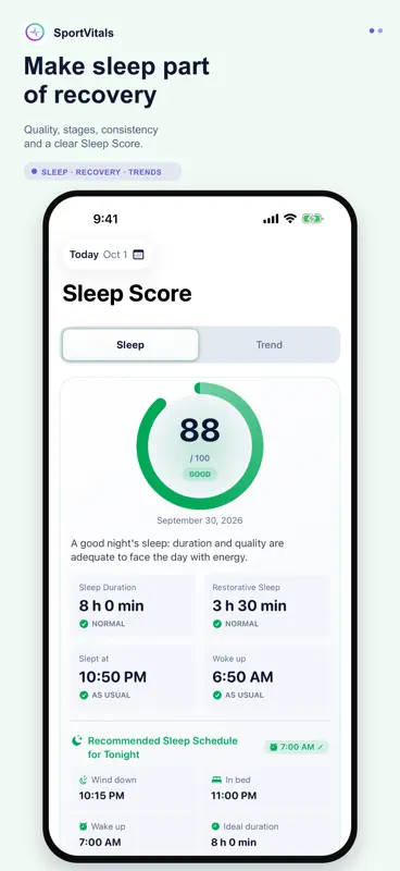 SportVitals: Daily Readiness screenshot 3 of 10