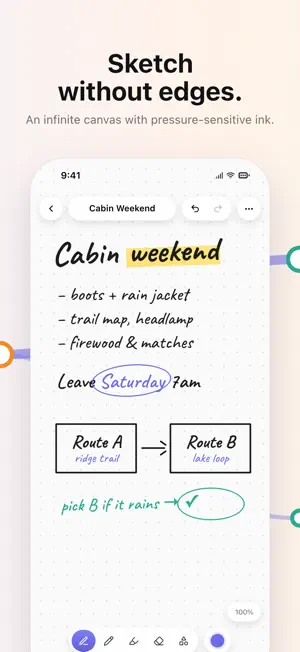 NodeSketch: Draw and Mind Map screenshot 2