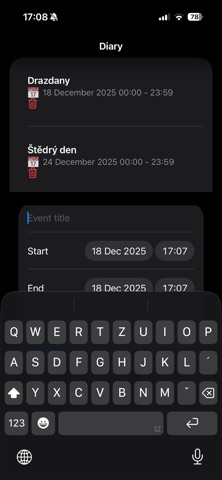 RoOp-Diář screenshot