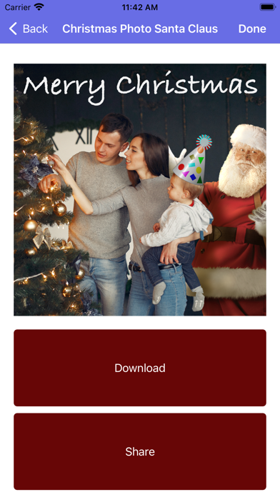 Christmas Photo Santa Claus Screenshot