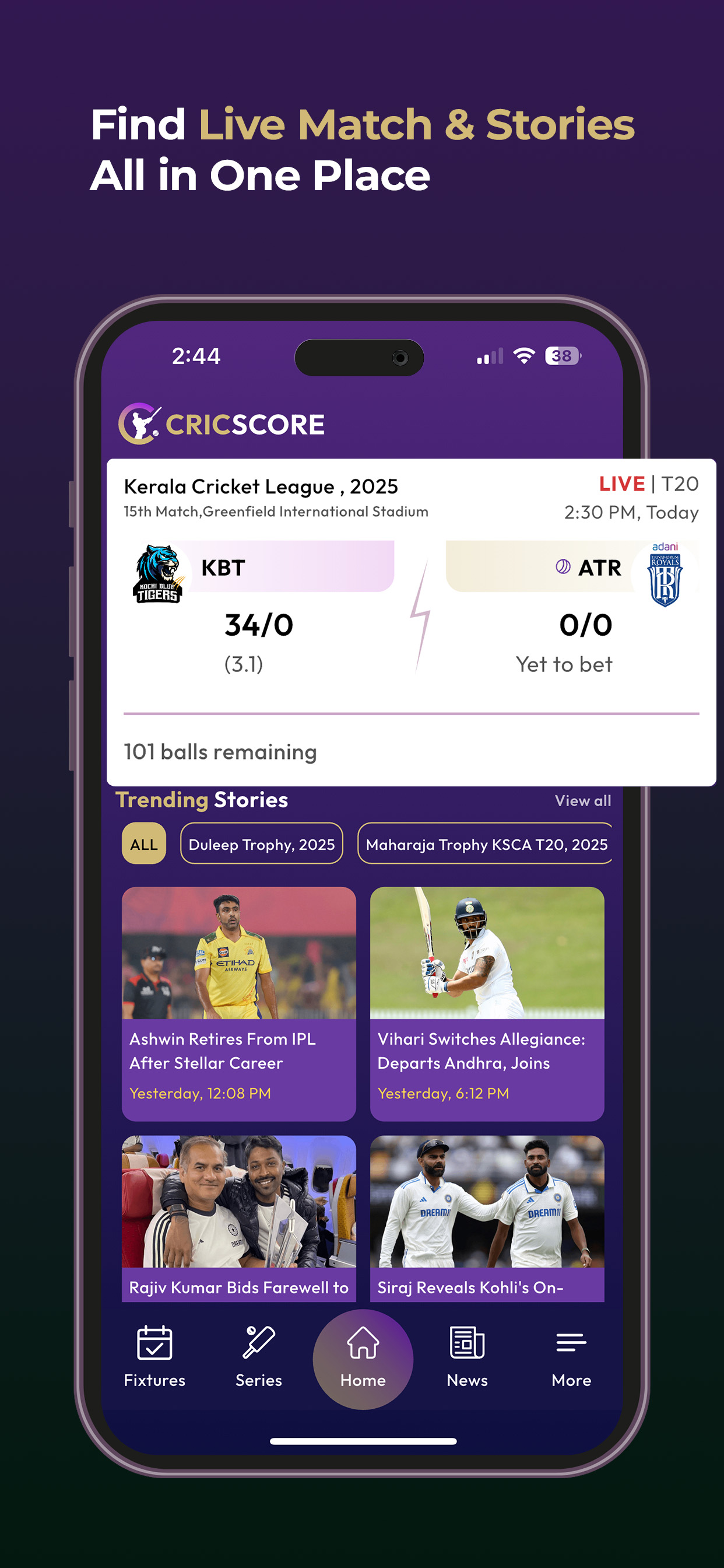 CricScore Live Line Guru Pro