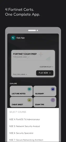 Fortinet Exam Prep: With AI iPhone Screenshot 2