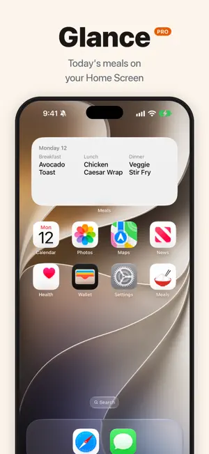 Meals: Weekly Meal Planner screenshot 2