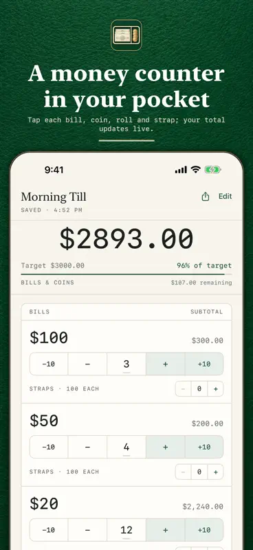 Contador de dinero y caja screenshot 1 of 10