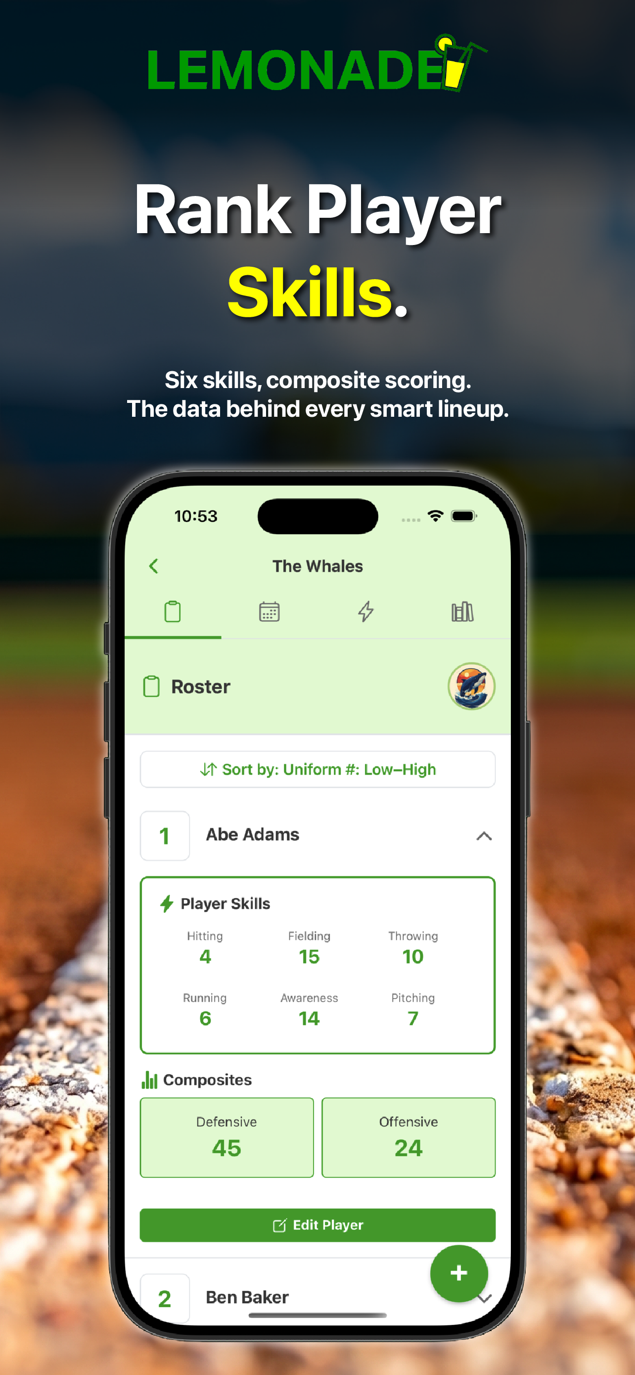 Lemonade - Baseball Lineups screenshot 5