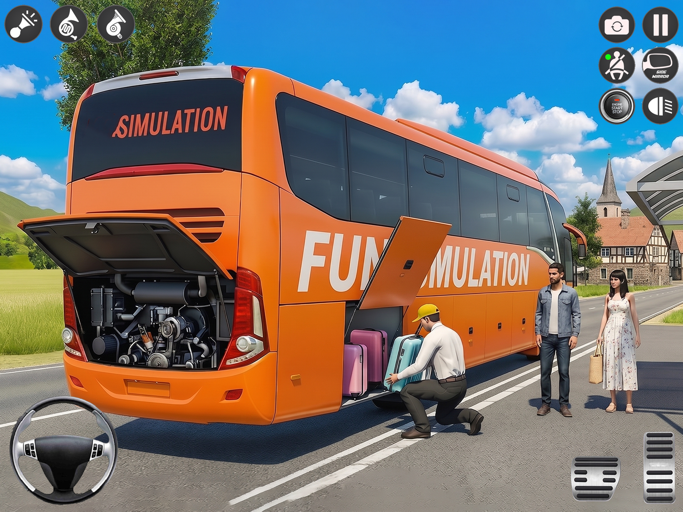Bus Simulator: Coach Bus screenshot 13