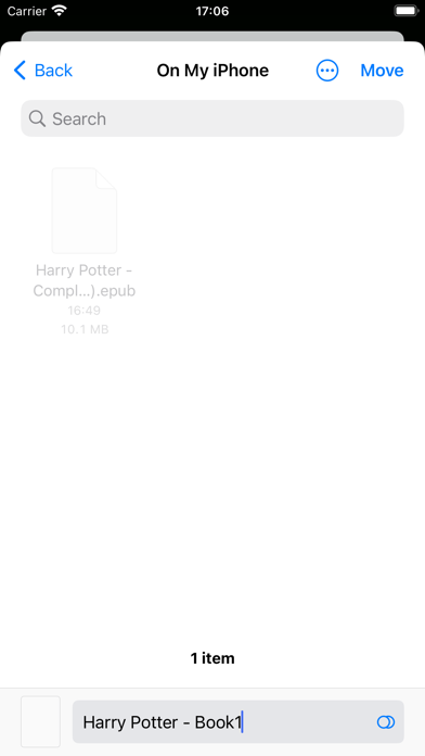 Epub-spliter Screenshot