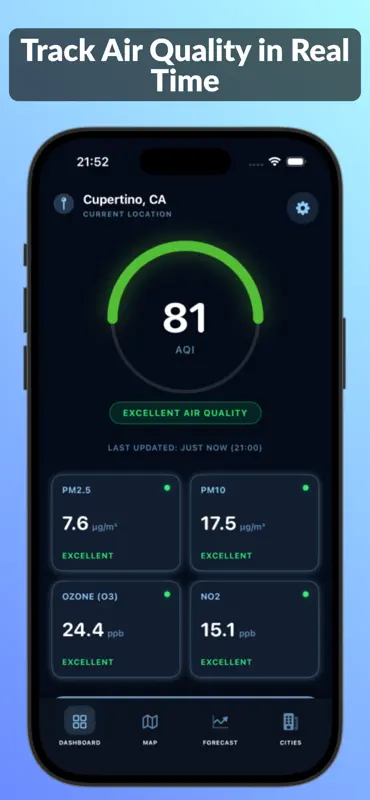 Air Quality Tracker: PureAir screenshot 2 of 7