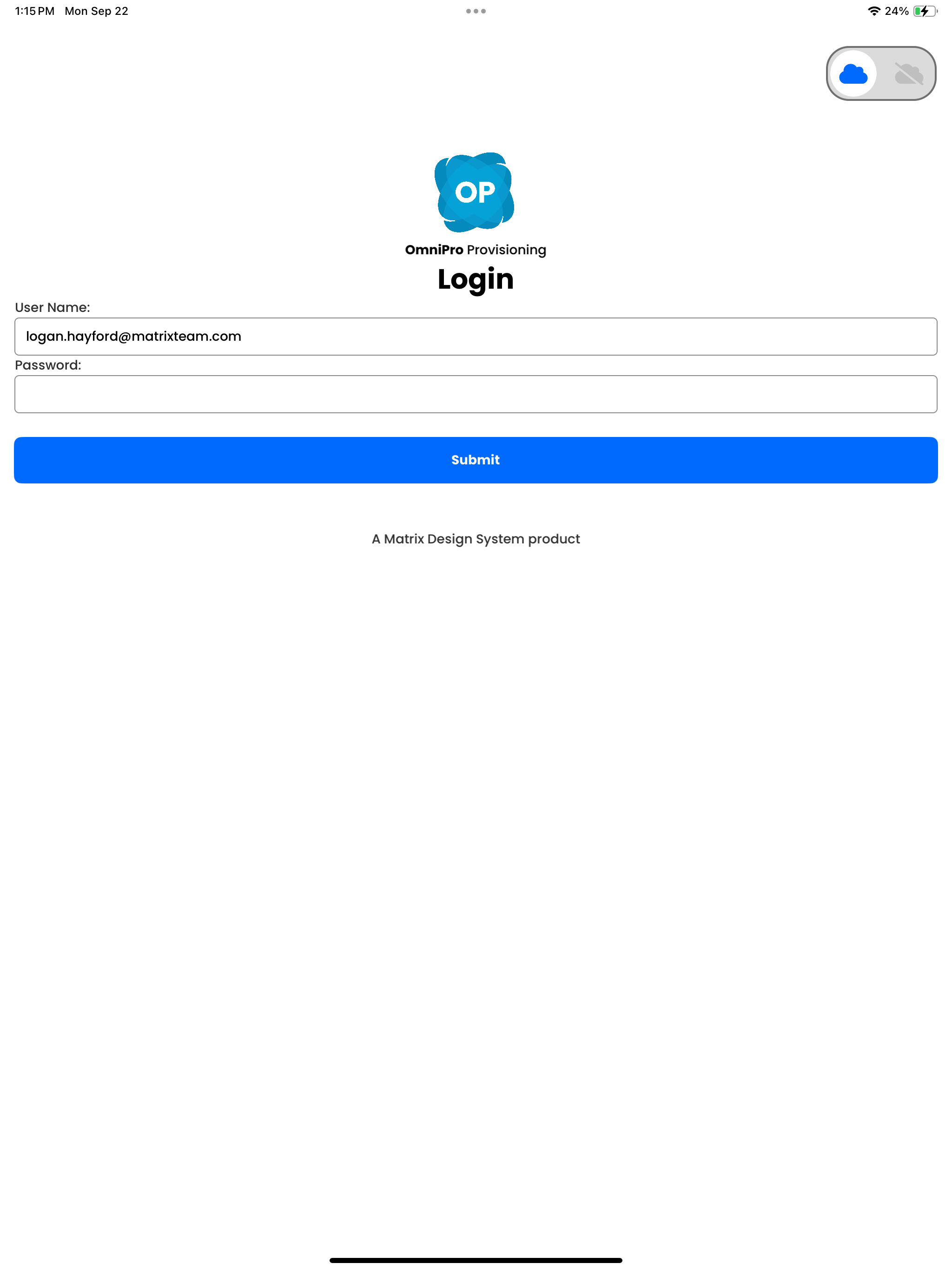 OmniPro Provisioning screenshot 5