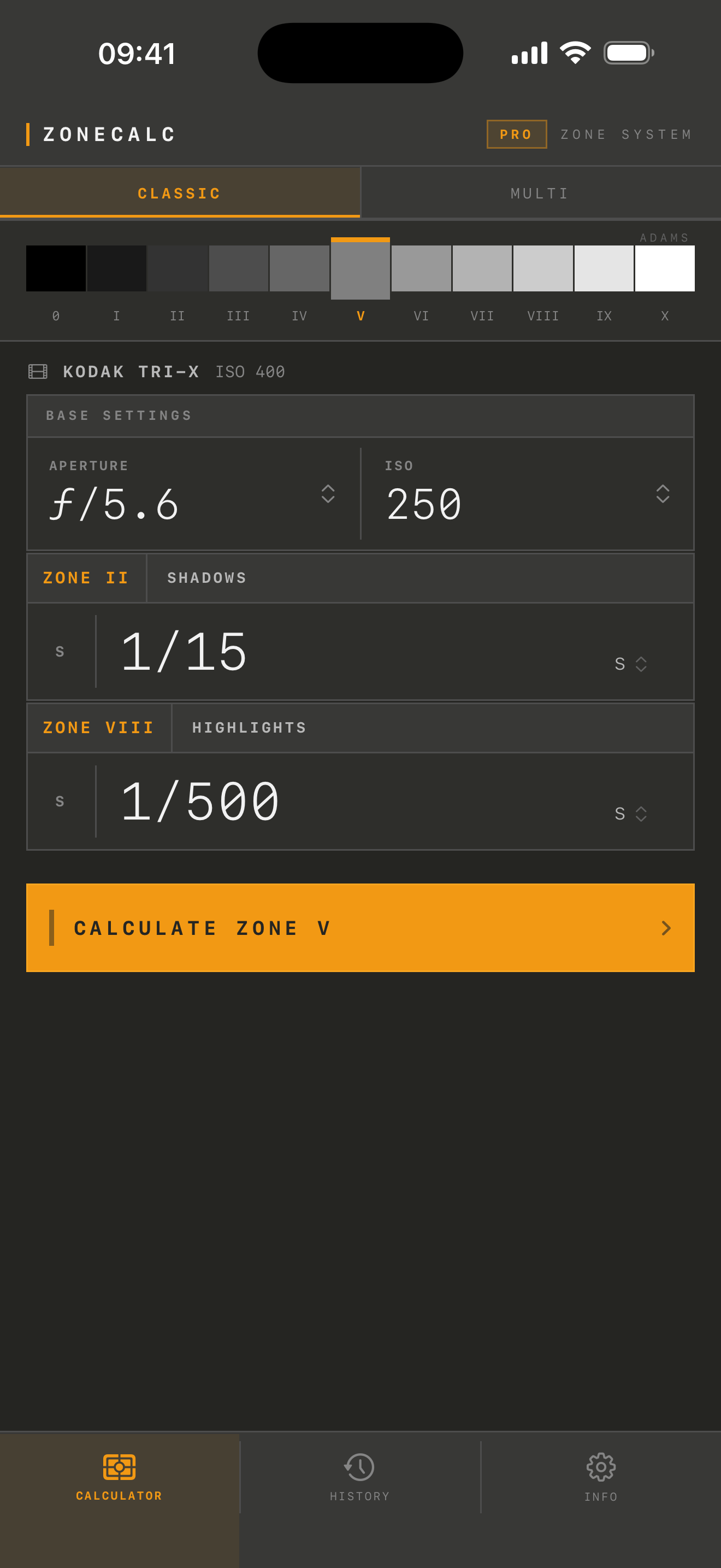 ZoneCalc – Zone System Meter screenshot 8