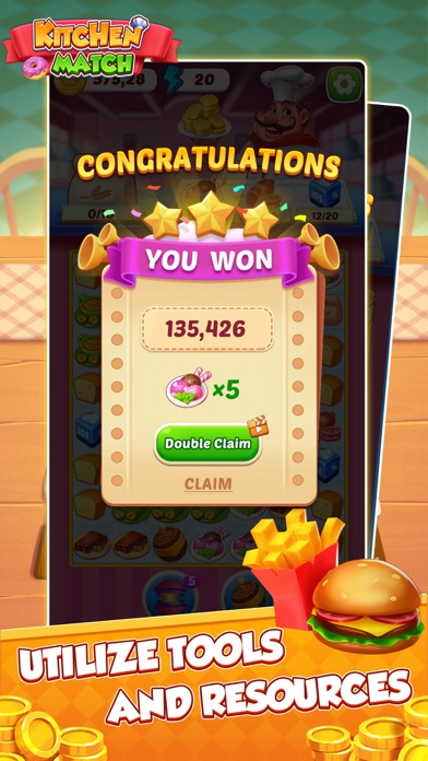 kitchen match:Puzzle Game Screenshot