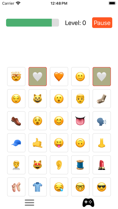 Emoji Scavenger Screenshots