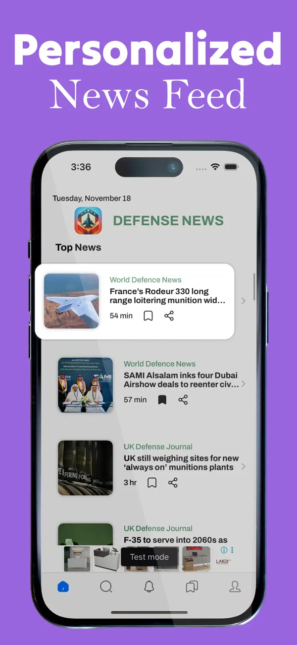 Screenshot #1 pour Defense & Military News
